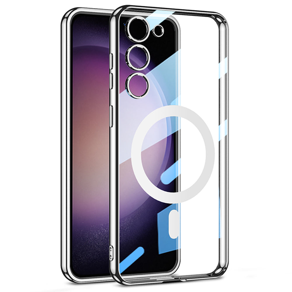 GKK Magnetic Case til Samsung Galaxy S23 Kompatibel med MagSafe Clear TPU galvanisering telefoncover GKK Magnetic Case til Samsung Galaxy S23 Kompatibel med MagSafe Clear TPU galvanisering telefoncover